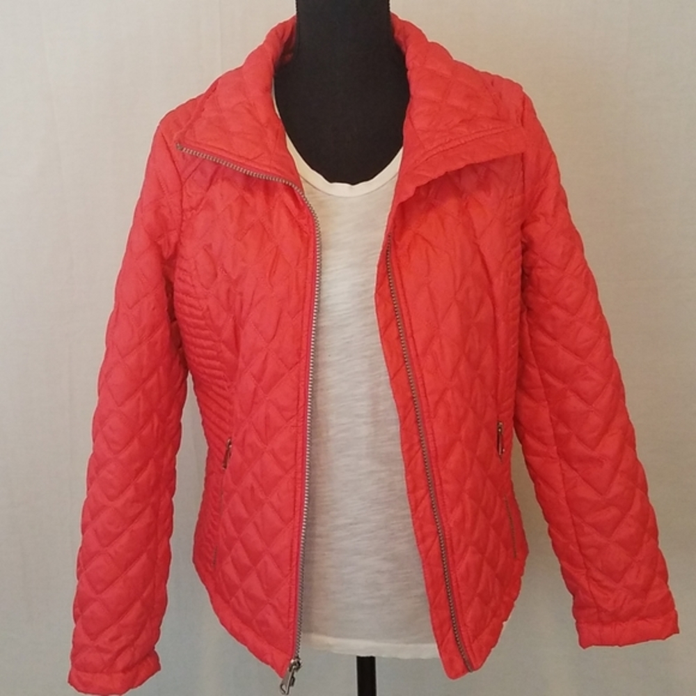 Andrew Marc Quilted Spring Jacket, Hidden Inside Pocket ~ Size Small